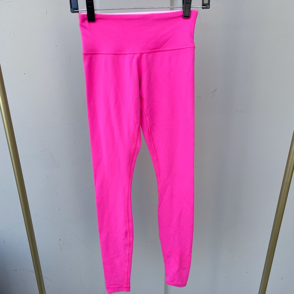 Lululemon leggings align 23 neon pink leggings size 2
